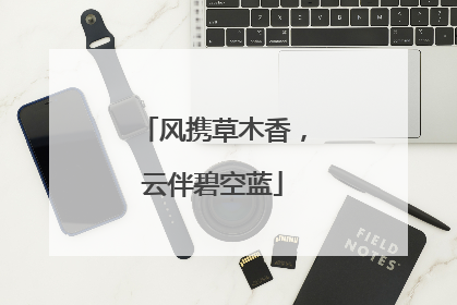 风携草木香，云伴碧空蓝